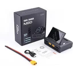 Двоканальний зарядний пристрій ToolKitRC M8D 1600W 50A для FPV 1-8S чорний (18759) - мініатюра 2
