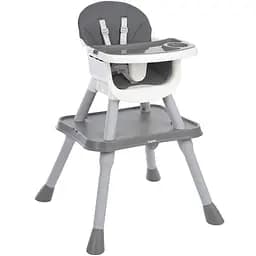 Стільчик для годування 3 в 1 Bambi M 5672-11, сірий (25333)