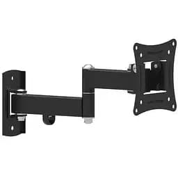 Настенный крепеж LCD/Plasma TV 14-29" Walfix R-273B черный, VESA 100x100, до 15 кг, поворот на 180°, наклон от -15° до +5°,