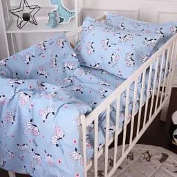 Підковдра MirSon Бязь Kids Time 20-0037 Cute blue zebra 160х220 см (2200009639647) - мініатюра 4