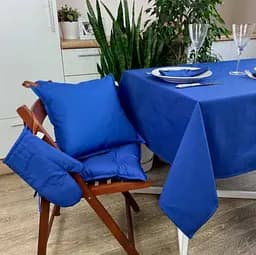 Скатертина Прованс, 180х134 см, синій (17646)