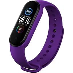 Силіконовий ремінець BeCover для Xiaomi Mi Smart Band 5 / Mi Smart Band 6 Dark Purple (707654)