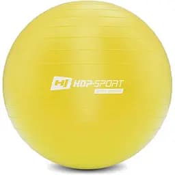Фитбол Hop-Sport 55см желтый + насос 2020