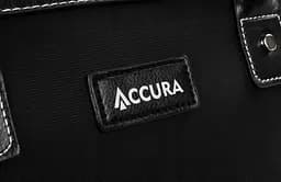 Деловая сумка с отделом для ноутбука 14,1 дюймов Accura черная - мініатюра 4