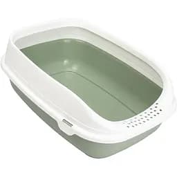 Туалет для кішок MPS з рамкою Beta plus small Light Green 43 x 31 x 16 см