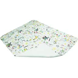 Многоразовая непромокаемая пеленка Эко Пупс Eco Cotton My Family 90х65 см белый