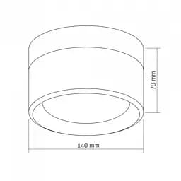LED світильник IP65 круглий VIDEX BHD01 9W 2800-4000-6000K White - мініатюра 7