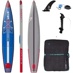 Sup-дошка StarBoard Inflatable Sup 12'6 X 25.5 X 6 All Star Airline Deluxe SC Сірий/Синій (1053-2012210401003)