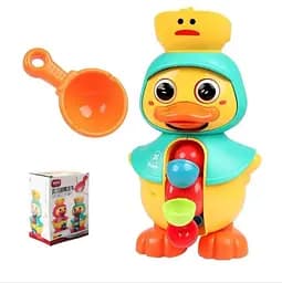 Гра для ванни Каченя, 2 кольори, водяний млин, лійка