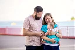 Слінг- шарф для дітей від народження жакардовий Розмір 4 (3,7 метра) бірюзовий Feathers - мініатюра 4