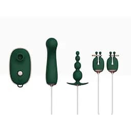 Набор секс-игрушек Qingnan Quartet Set 4 шт. зеленый