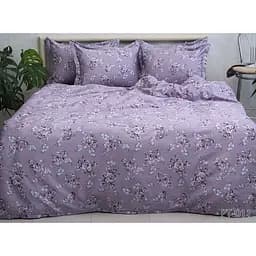 Комплект постільної білизни TAG Tekstil з компаньйоном Сімейний Фіолетовий 000240704 (PT-011)
