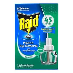 Рідина для електрофумігаторів Raid Евкаліпт від комарів 45 ночей - мініатюра 3
