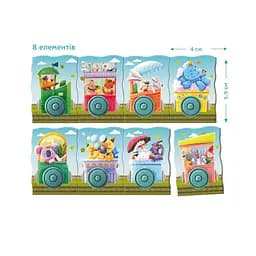 Дитяча магнітна гра "Подорож потягом" DoDo Toys 200254, 8 елементів - мініатюра 3