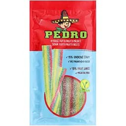 Цукерки жувальні Pedro Ремінці тутті-фрутті 80 г (907541)
