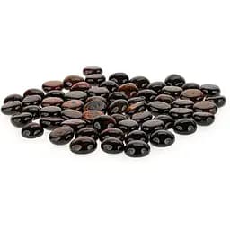 Скляні плоскі камінці Happet бурштинові OS17, 0.3 кг