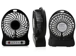 Портативний вентилятор на акумуляторі Portable Mini Fan акумуляторний міні вентилятор 18650 USB - мініатюра 3