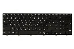 Клавіатура для ноутбука DELL Inspiron 15: 3000, 5000 чорний, чорний фрейм
