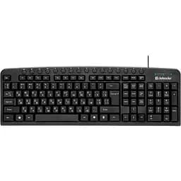 Клавіатура дротова Defender Focus HB-470 UKR USB Black (45471)