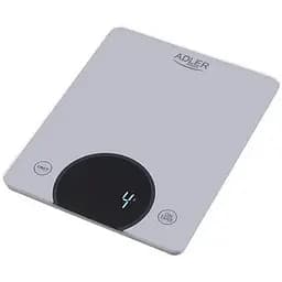 Ваги кухонні з LCD-дисплеєм Adler AD 3173 10kg silver