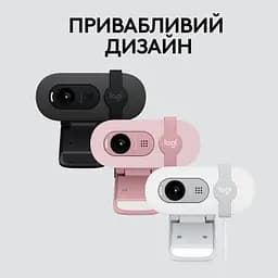 Веб-камера Logitech Brio 100 Full HD Graphite (960-001585) - мініатюра 8
