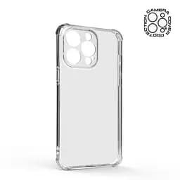 Прозрачный чехол для Apple iPhone 15 Pro Max с защитой камеры и усиленными бортами, тонкий, силиконовый, бесцветный, ударопрочный, противоударный бампер с закрытой камерой, ArmorStandart (ARM70848) - мініатюра 2