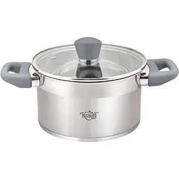 Кастрюля Krauff со стеклянной крышкой 22 см (26-238-058)