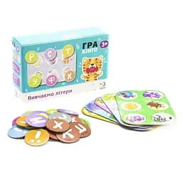 Дитяча гра Бінго, вивчаємо букви DoDo 300197 укр. мовою