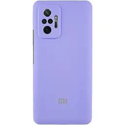 Чохол Lakshmi Silicone Cover Full Camera (AAA) with Logo для Xiaomi Redmi Note 10 Pro / 10 Pro Max Бузковий / Dasheen