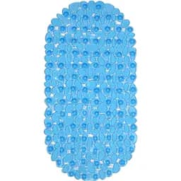 Килимок для ванної Eco Fabric Камінці 66х34 см прозоро-синій (6634-002)
