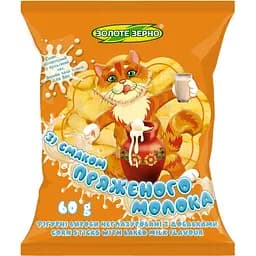 Кукурудзяні палички Золоте Зерно зі смаком пряженого молока 60 г