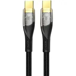 Кабель XO NB-Q223B USB C - USB C 60 W чорний
