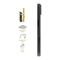 Чехол Apple iPhone 17 Air, Unit MagSafe, черный, прозрачный, магсейф, противоударный, магнитный, панель-накладка с поддержкой MagSafe, с поддержкой беспроводной зарядки, TPU+PC, защита всего корпуса, ударопрочный, ArmorStandart (ARM86305) - мініатюра 3