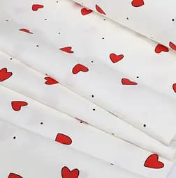Комплект постільної білизни Cosas Cherry hearts CS1 Підлітковий червоний (CherryHearts_El90-40Rose_155) - мініатюра 10