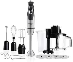 Блендер Liberton LHB-0312, Black/Inox, 1200W, 600мл, мультиподрібнювач 1,75л