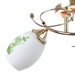 Люстра стельова Brille в спальню E27 60W G (LK-468C/2) - мініатюра 2