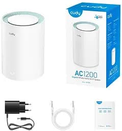 MESH-система Cudy Mesh-система WiFi 5 M1300 (1-Pack) дводіапазонний гігабітний (73-00517) - мініатюра 4