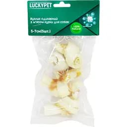 Узелок Lucky Pet одинарный с мясом курицы №1 5-7 см 5 шт.