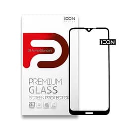 Захисне скло для Nokia 2.3, Icon, 2.5D загартоване скло, повне проклеювання, глянсове, удароміцне, з олеофобним покриттям, сумісне з чохлами, міцність 9H, проста установка, ArmorStandart (ARM56154-GIC-BK)