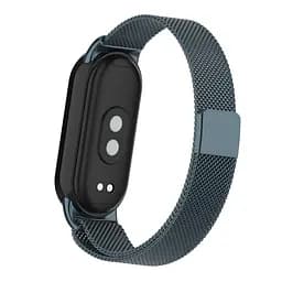 Ремінець ArmorStandart Milanese Magnetic для Xiaomi Smart Band 10/9/8 Titanium Grey (ARM86893) - мініатюра 2