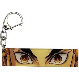 Брелок акриловый глаза с переливом Клинок рассекающий демонов Ренгоку