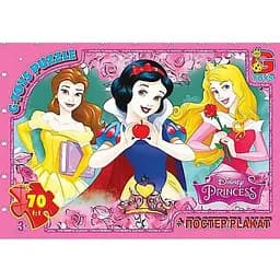 Дитячий пазл класичний G-Toys Принцеси Дісней постер 70 елементів (PD92)