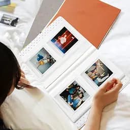Фотоальбом для Fujifilm Instax Square SQ1, SQ6, SQ40, SQ20, SQ10, SP3, SQ Link на 64 фото, бежевий  - мініатюра 2