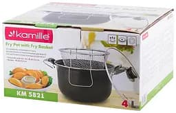 Каструля Kamille-фритюрниця Lexine Ø22х13 см Ø19х8 см kuh0007788 - мініатюра 6