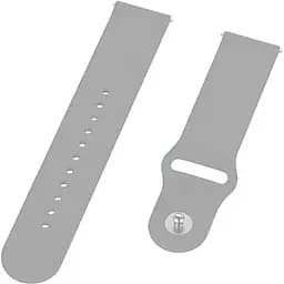 Силіконовий ремінець BeCover для Garmin Vivoactive 3 / 3 Music / Vivomove HR / Vivomove Light Gray (710513) - мініатюра 2