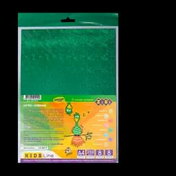 Набор цветного голографического картону ZiBi Kids line, А4, 8 листов, 8 цветов (ZB.1961)