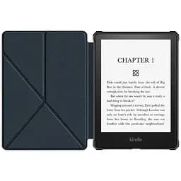 Обкладинка Ultra Slim Origami BeCover для Amazon Kindle Paperwhite 11th Gen. 2021 Deep Blue (707219) - мініатюра 2