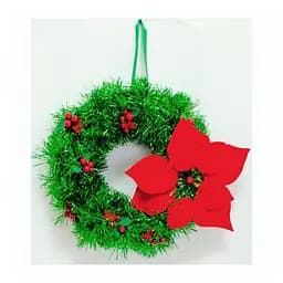 Вінок декоративний новорічний