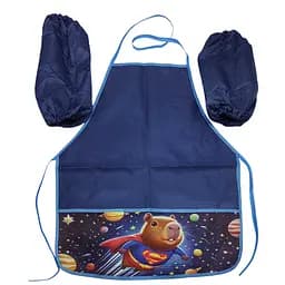 Набор фартук 50x45 см + нарукавники 26 см Капибара, 127-6 (в ассортименте)