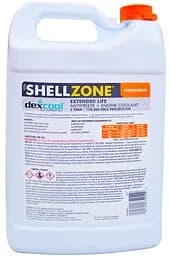 SHELL ZONE Концентрат антифризу червоний G12 Dex-Cool 4 л - мініатюра 3